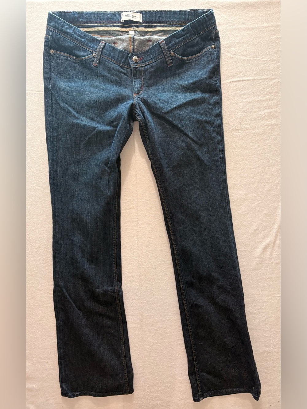Habitual Dark Blue Boot-Cut Jeans